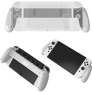 Nintendo Switch OLED Joypad Controller m. Håndtag - Hvid