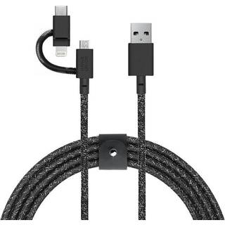 Native Union Belt Uni 3-i-1-kabel (sort)