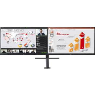 27" LG Ergo Dual 27QP88DP-BS - Dual Monitor - 2560x1440 - IPS - HDR10 - USB-C