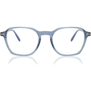 TOM FORD Mand FT5804-B 90 Optiske stel Acetat Blå Geometrisk Normal