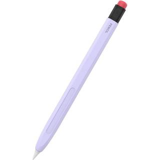 Apple Pencil 2 Gen. Fleksibelt Silikone Blyant Cover - Lilla
