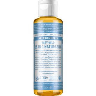 Dr. Bronner’s Baby-Mild Universal flydende sæbe Parfumefri 120 ml - 120 ml