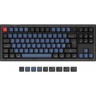 Keychron V3 QMK TKL RGB Knob Hotswap Tastatur - Frosted Black [K Pro Red]