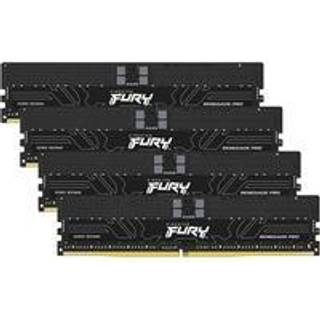 Kingston FURY Renegade Pro DDR5-6000 - 64GB - CL32 - Quad Channel (4 pcs) - Intel XMP - Sort