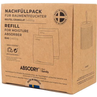 Absodry Duo Family Fugtfjerner Refill 2x600 gram