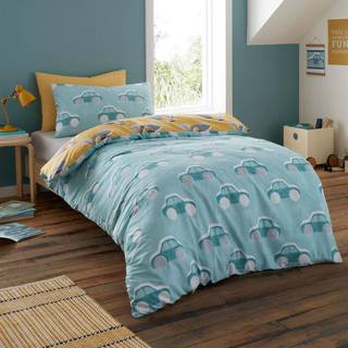 Bedlam Bedlam Blue Cool Cars 100% Cotton Duvet Cover Set