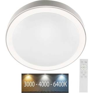LED designer loftlampe - 30W/60W/30W, fjernbetjening, CCT skiftende, dæmpbar. - Dæmpbar : Via fjernbetjening, Kulør : 3-i-1