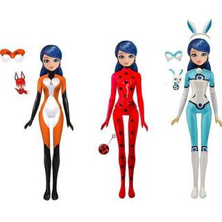 Miraculous Magic Heroez Reveal Dukker Ladybug og Cat Noir dukker P50390