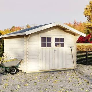 Luoman Lillevilla Hilla havehus med dør og vindue - 9,0 m²