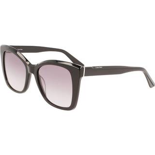 Calvin Klein Kvinde CK22530S 001 Solbriller Acetat Sort Grå Sommerfugl Normal Fotokromatisk