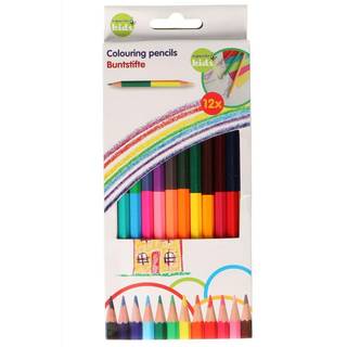 Creative Kids Dobbeltsidet Farveblyanter, 12 stk