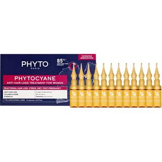 Phyto Phytocyane Women Treatment hårvækstbehandling mod hårtab 12x5 ml - 12x5 ml