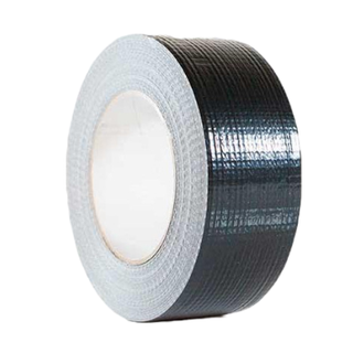 Roliba lærredstape 50mmx50m sort