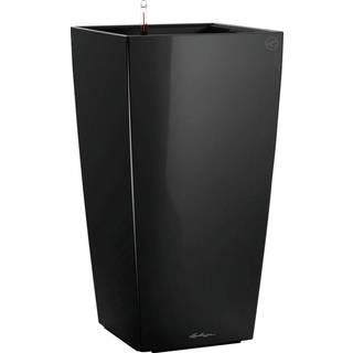 LECHUZA CUBICO Premium sort højglans 50 cm