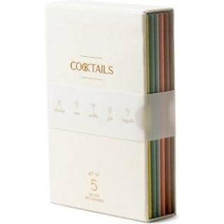 Designworks Ink Notebook Set Cocktails - Notesbog