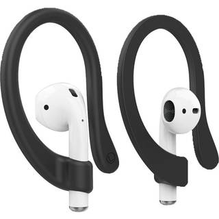 AirPods / AirPods Pro Fleksibel Magnetisk Silikone Earhook - Sort