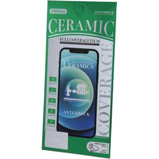 iPhone 13/13 Pro/14 Keramisk Hærdet Glas Skærmbeskytter - Sort Kant