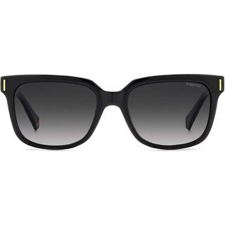 Polaroid Unisex PLD 6191/S 807/WJ Solbriller Plast Sort Grå Firkantet Polariseret Skygge