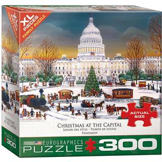 Eurografik jul p? Capitol af Carol Dyer 300-stykke puslespil
