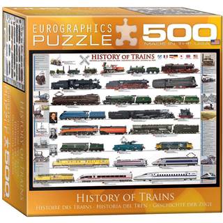 Eurographics History of Trains Puzzle 500-Piece