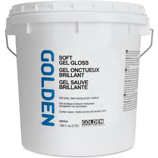 Blød gelglans af Golden 128 fl. oz. Jar Professionel akrylgelmedium gennemsigtig