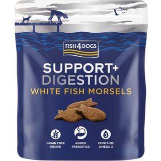 Fish4Dogs - Support+ - Fordøjelse - Hvidfiske bidder - 225 g