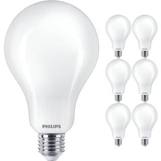Fordelspakke 6x Philips Corepro LED Pære E27 Pære matt 23W 3452lm - 865 dagslys | erstatter 200W