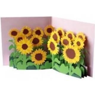 2totango Pop-up Card Sunflower Field - Kort