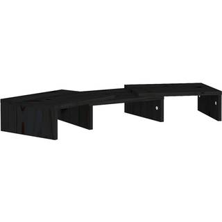 skærmholder 60x24x10,5 cm massivt fyrretræ gyldenbrun