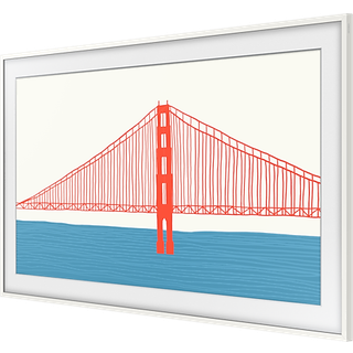 Samsung The Frame 85" ramme, hvid (2021-2024) ➞ På lager - klar til levering