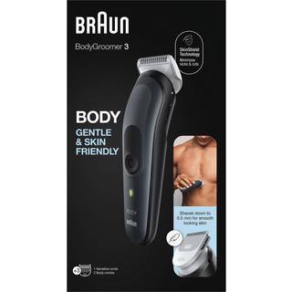 Braun Body Groomer BG3350 Krops hårtrimmer + Erstatningshoveder 1 stk. - 1 stk.