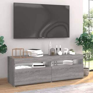 Tv-Skab Med Led-Lys 120X35X40 Cm - 2 / 60 cm / Grå sonoma-eg