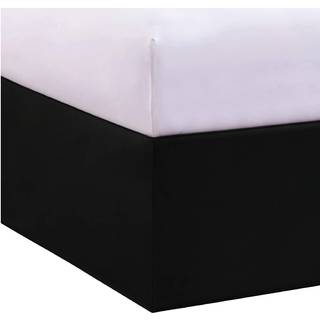 Bed producenter løfter aldrig din madras indpakning omkring sengeskørt klassisk stil lavvedligeholdelses rynke resistent stof traditionelt 14 tom