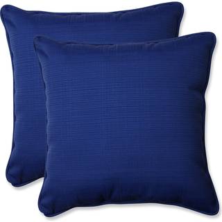 Pude Perfect Fresco Solid indend?rs/udend?rs kast Pude Plush Fyld vejr og falmes resistent kast - 18,5 """" X 18,5 """" Bl? 2 t?lling