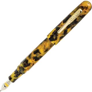 Conklin All American Fountain Pen in Tortoiseshell - Stub NIB Vintage Design & Superior Craftsmanship - Ideel gave til kalligrafere og pensamlere