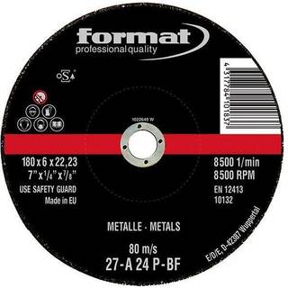 Format 8027 skrubskive forsat - 180mm / 6mm