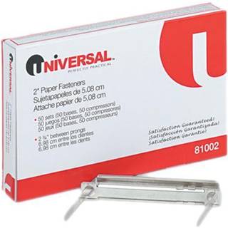 Universal to-stykke st?lfilmappe 50 fastg?relsesmidler pr. Boks 11 x 9 x 2,5 in