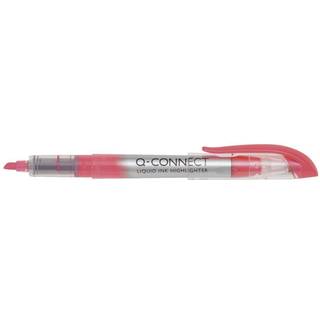 12 x Q-connect Liquid tekstmarker pink