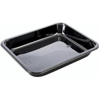 Bakke 1-rum sort 1035 ml, 368, stk 2227-1E, 227x178x35 mm