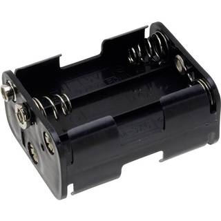 TRU COMPONENTS BH-363-1B Batteriholder 6x R6 (AA) Trykknaptilslutning