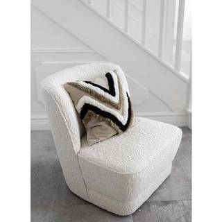 Jakobsdals Lounge Royal Boucle Lænestol Offwhite - Lænestole Bouclé Off-White - N812005-90