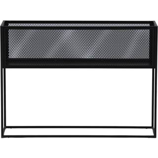 Netz kurv blomsterkasse 30x110cm sort.