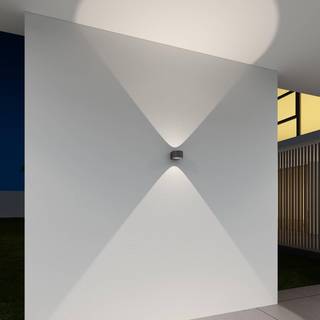 LED udendørs væglampe CMD 9029 med glaslinser
