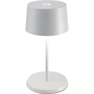 Zafferano Olivia mini bordlampe batteri, hvid