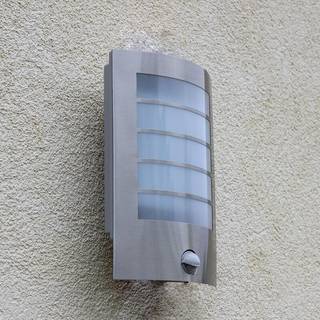 Slim udendørs LED-væglampe, bevægelsessensor IP44