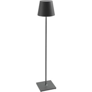Zafferano Poldina XXL gulvlampe batteri IP54 grå