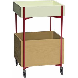 Hübsch Fresh Rullebord Khaki/Burgundy