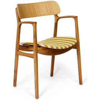 Bent Hansen Asger Spisebordsstol Polstret Eg/Vils 22-100/110