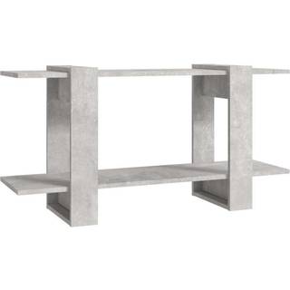 Bogreol 100X30X51 Cm Konstrueret Træ - Betongrå