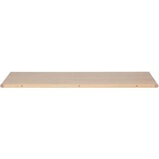 Haslev Symphony 76 Tillægsplade 48x105 Cm Hvidolieret - Spisebord & Barbord Massiv Eg Hvidolieret eg - TMSY76-EGOH-105-48